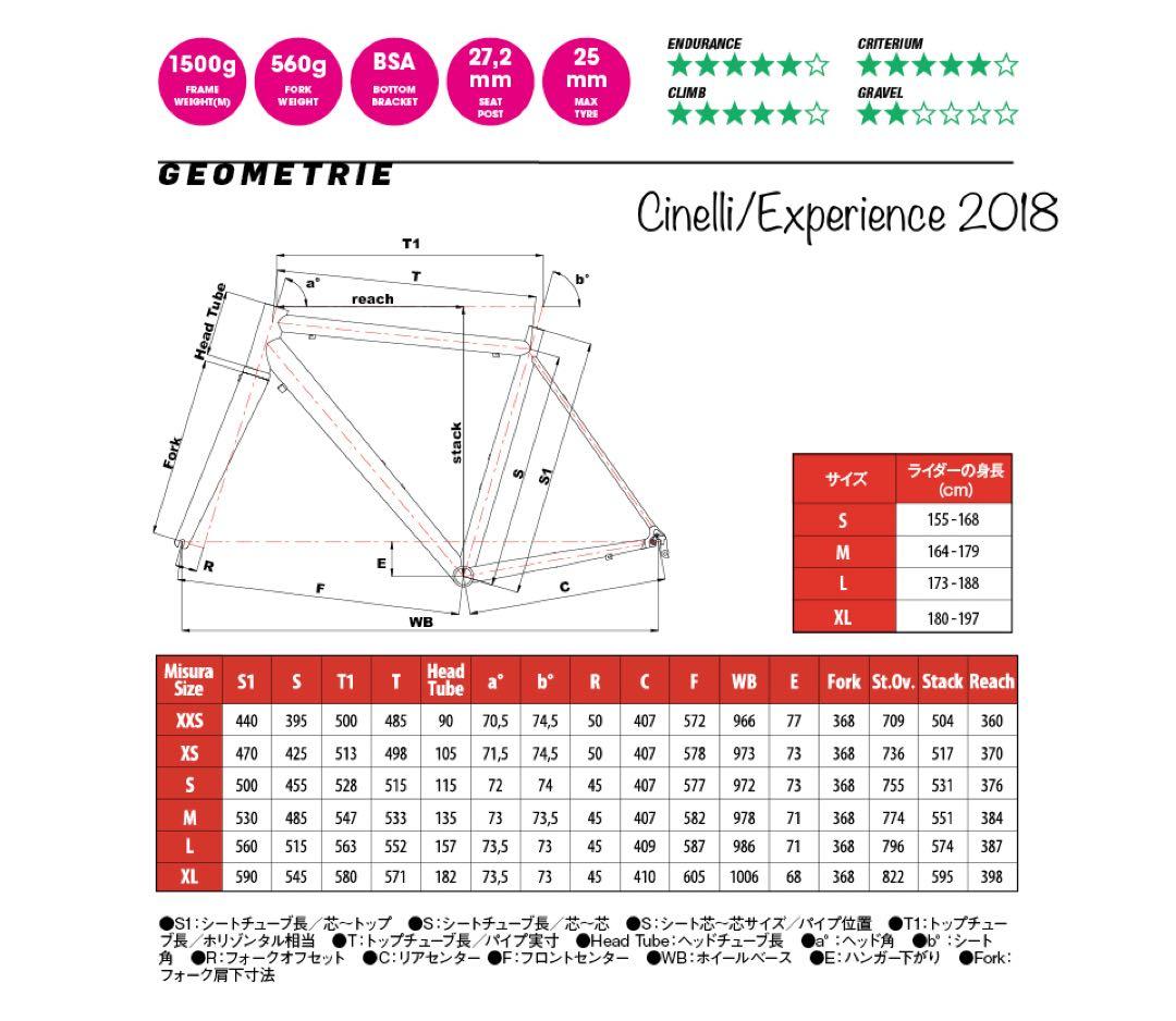 cinelli experience フレームセット カスタムペイント