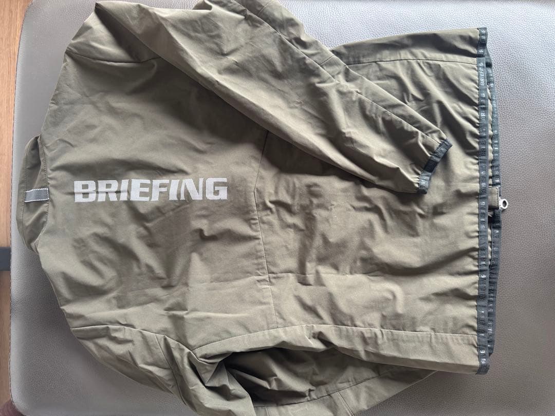 BRIEFING フルジップジャケット オリーブ