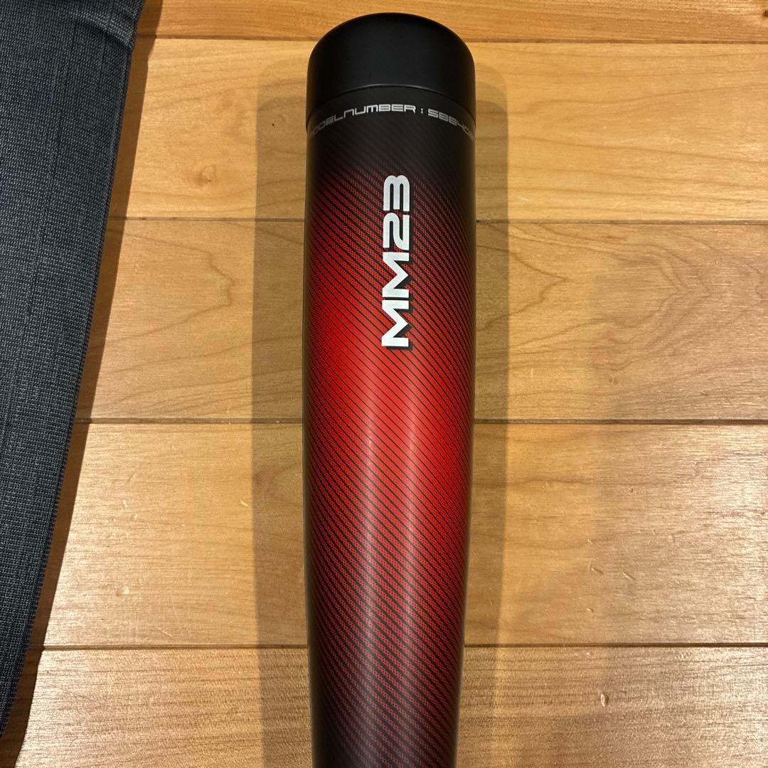 SSK 軟式バット MM23 83cm 700g ブラック×レッド