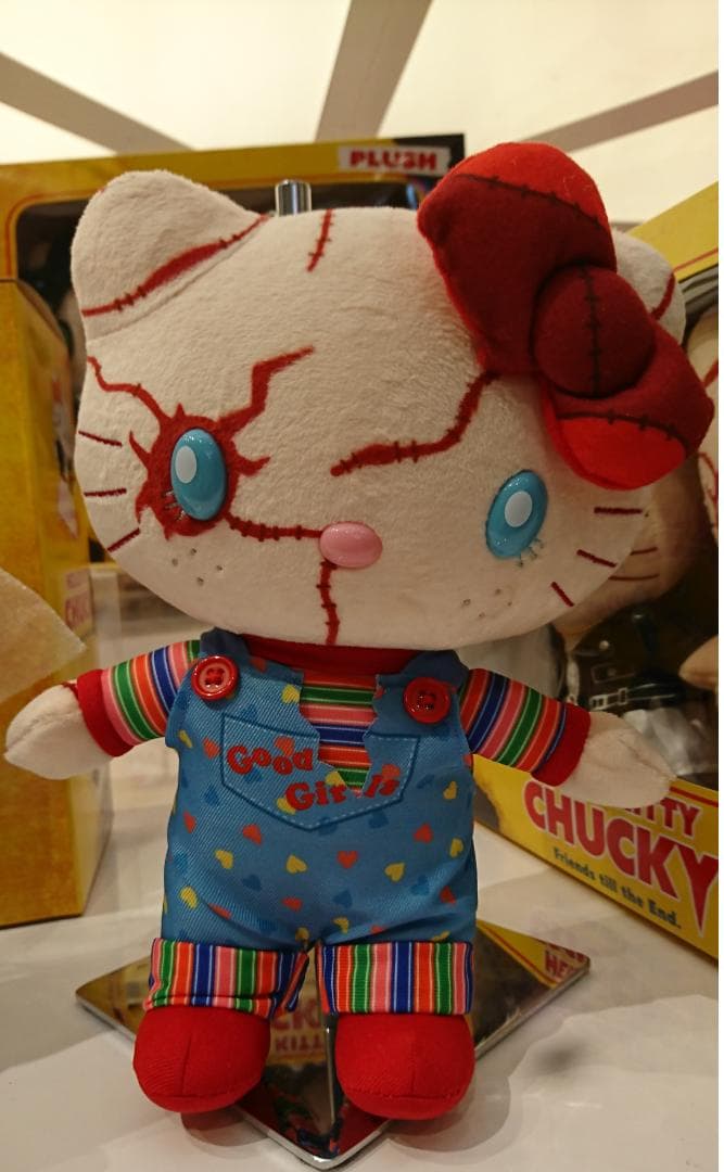 692◇キティ チャッキー ぬいぐるみセット USJ 2018 ハロウィン 限定