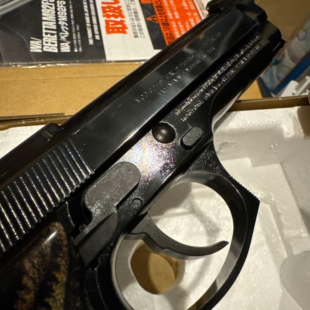 WA　ベレッタ　M92FS　ブラッククローム