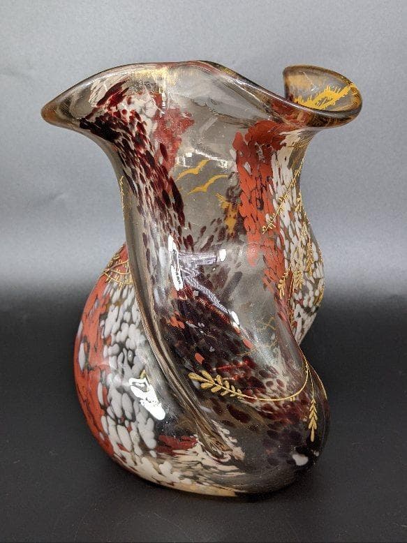 ◆超希少◆ジャポニズム蒔絵状金盛上花瓶★アーネスト・リビュール&ユージン・ルソー