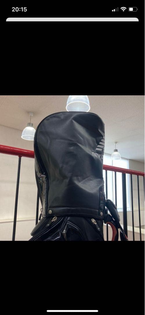 【あずき】New Balance Golf キャディバッグ　ゴルフバッグ