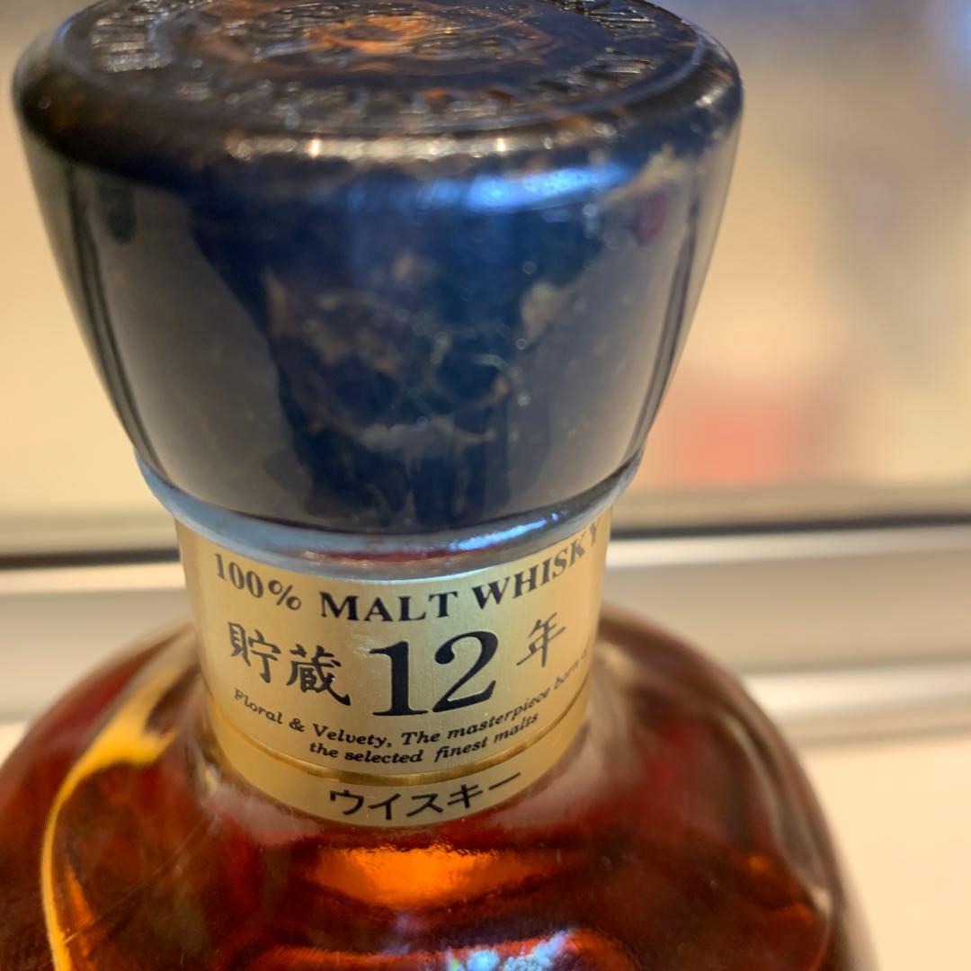 軽井沢貯蔵12年100％モルトウイスキー上箱付き(箱無傷)お値下げしました。