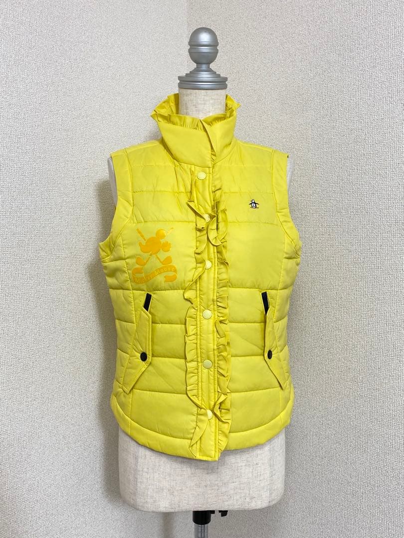 【未使用タグ付き】Mumsingwear Disney コラボ 中綿ダウンベスト