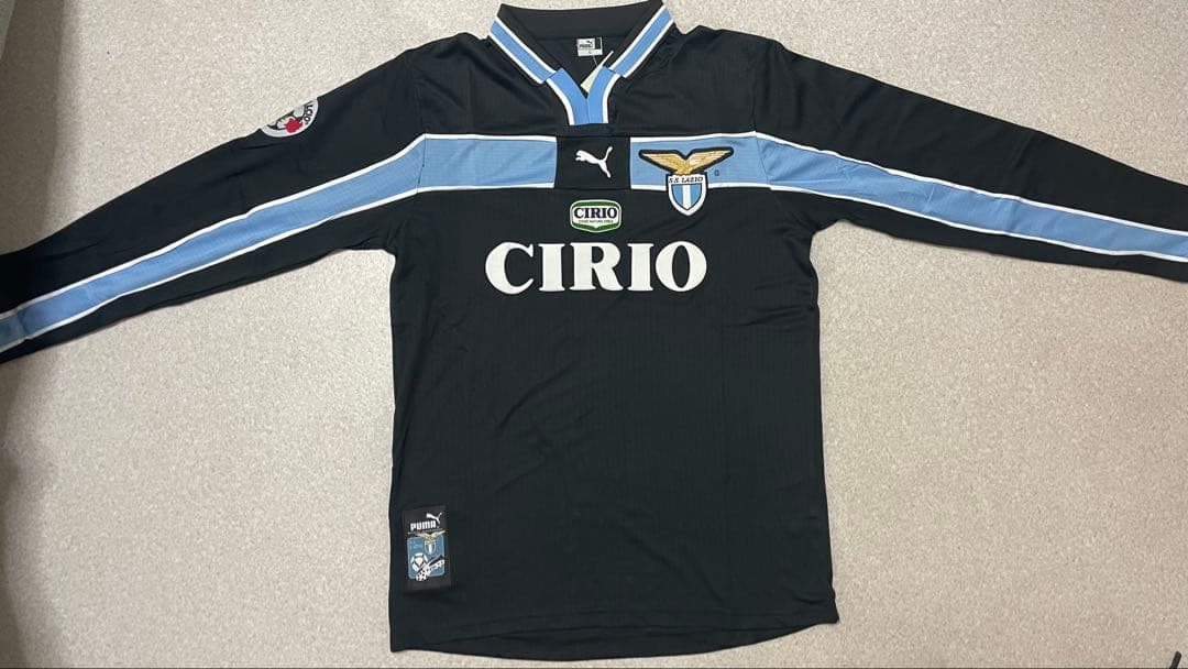 Puma SS Lazio ブラックシャツ Lサイズ