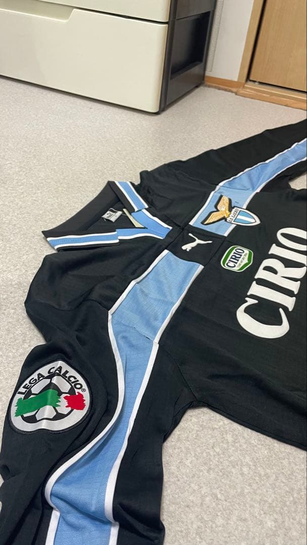 Puma SS Lazio ブラックシャツ Lサイズ