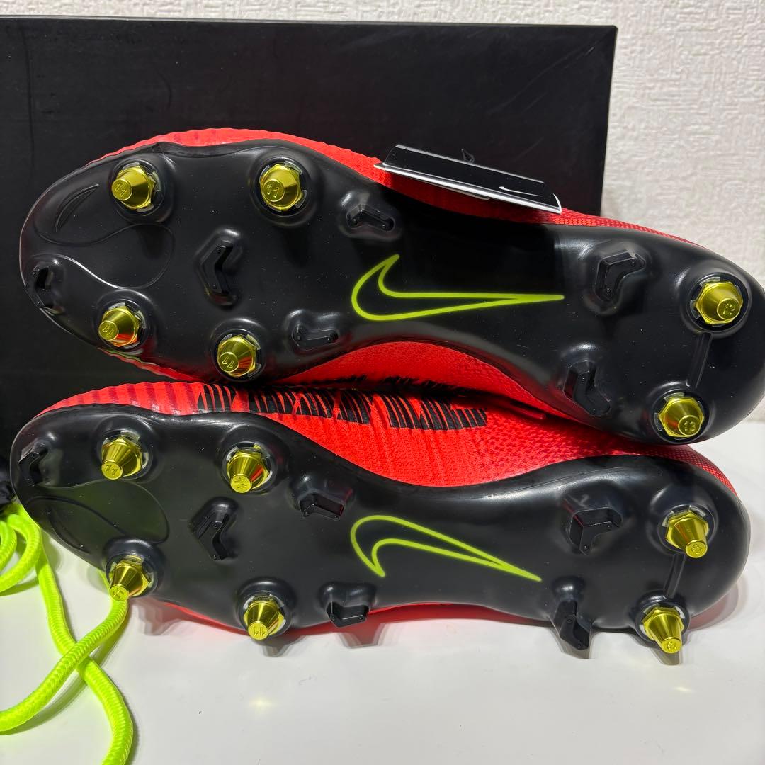 ナイキ マーキュリアル スーパーフライ V SG-PRO サッカー スパイク 赤