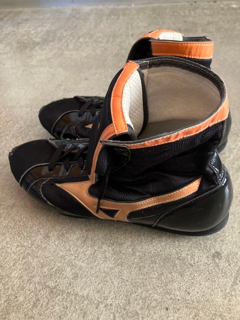 Mizuno ボクシングシューズ 黒/金 26㎝