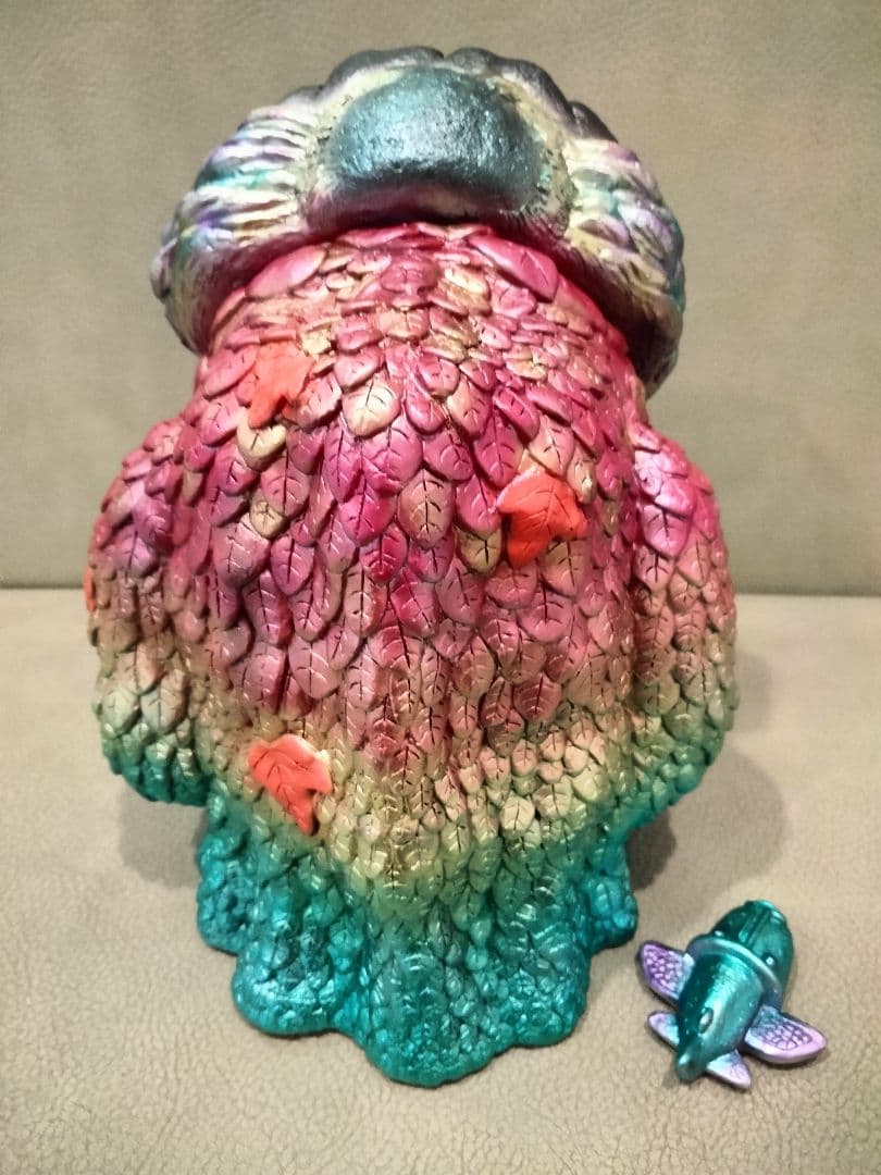 ソフビ　monstock 超未来人類ヒバンゴ　エトヤ製作堂　izumonster