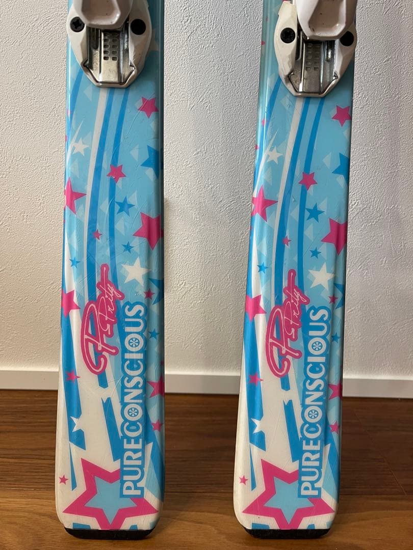 ピュアコンシャス　ジュニア スキーセット 140㎝　ブーツ ストック 子供用