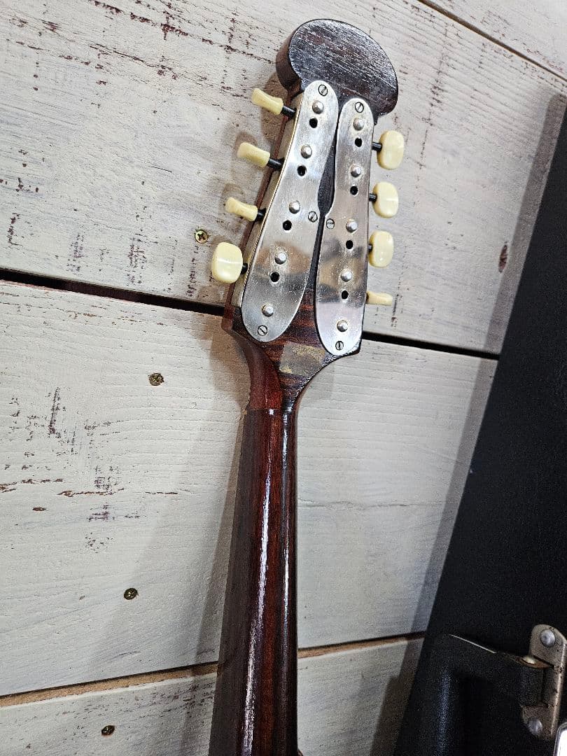 ラファエレ カラーチェ マンドリン 白蝶貝装飾 象嵌 べっ甲 1974年製