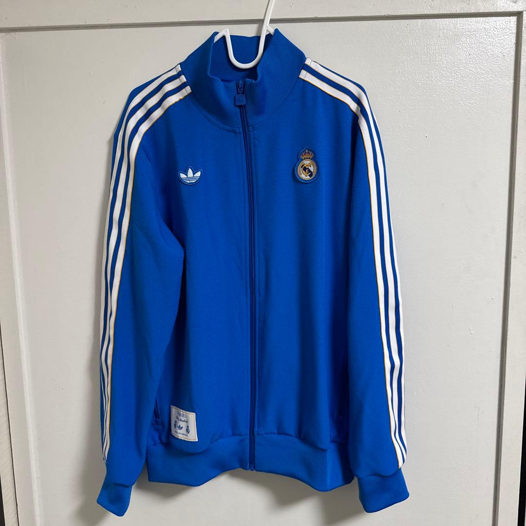 レアル・マドリード adidas ジャケット 青 size L
