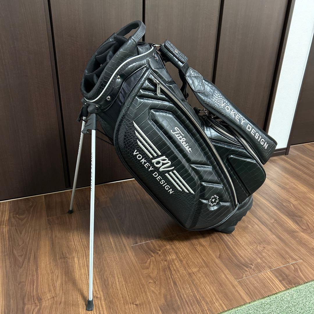タイトリスト VOKEY DESIGN キャディバッグ スタンド クロコデザイン