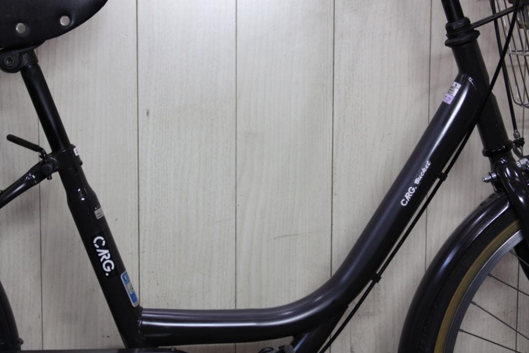 CARG BUCKET 24型AUTO LED 6速 軽快シティーサイクルBAA
