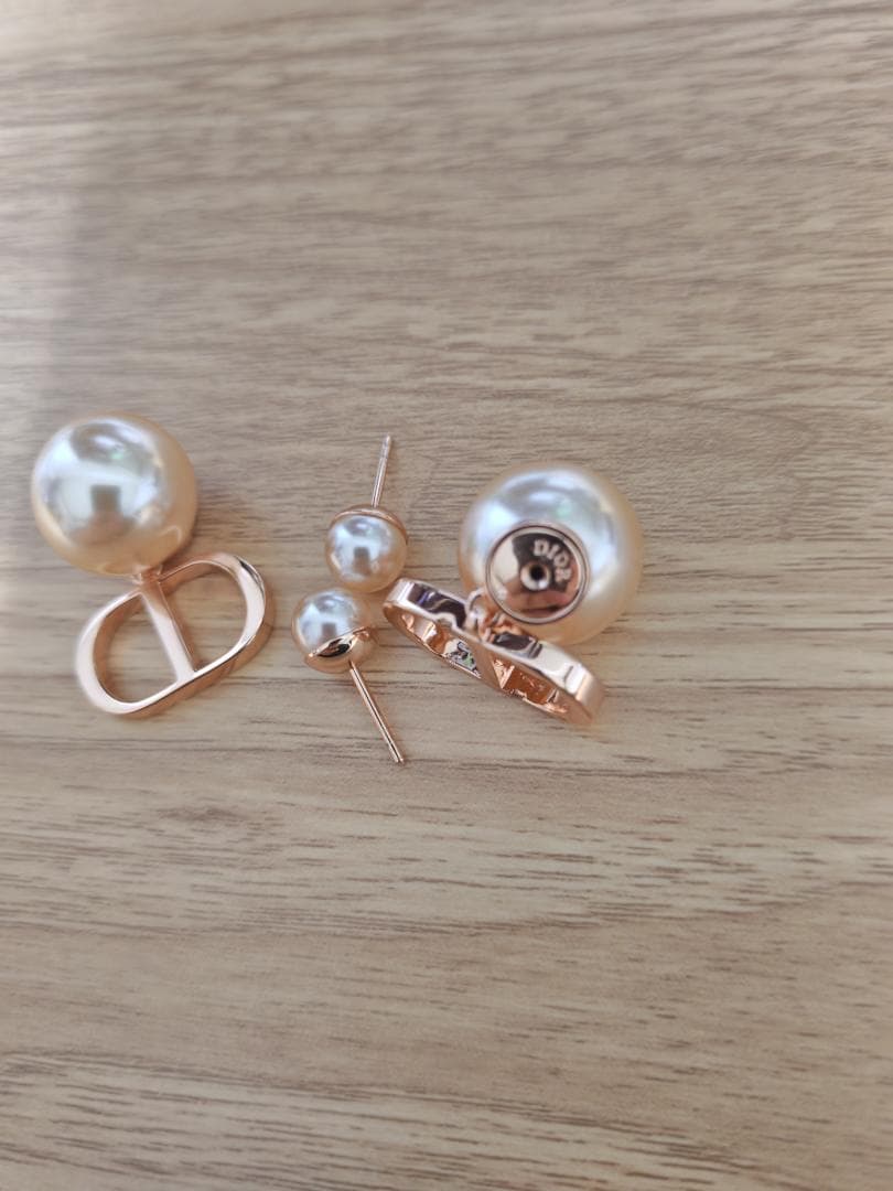 超美品 DIOR ピアス レディース トライバル ピアス ピンク アクセサリー