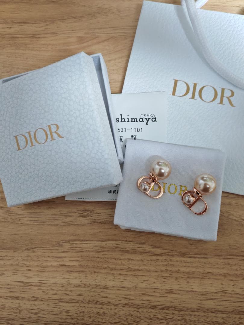 超美品 DIOR ピアス レディース トライバル ピアス ピンク アクセサリー