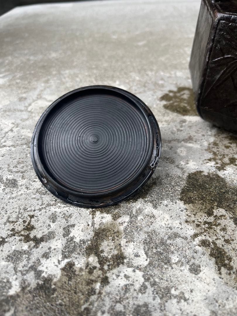 鉄瓶 急須 アンティーク レトロ 茶器　六角形　骨董