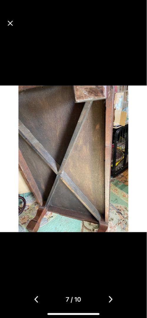 大迫力 座卓 凄い彫刻 凄い迫力 一刀彫 美術品 虎と竹の彫刻