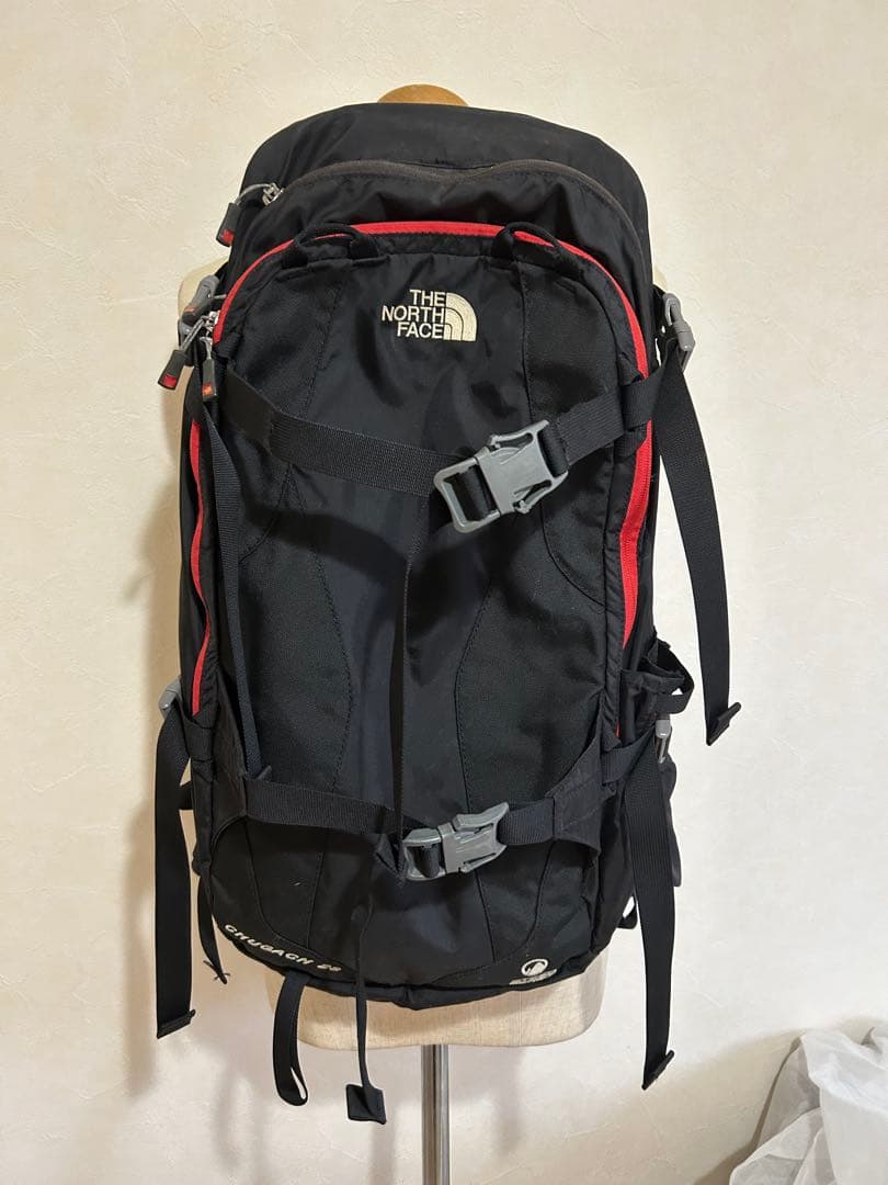 THE NORTH FACE バックパック 黒/赤