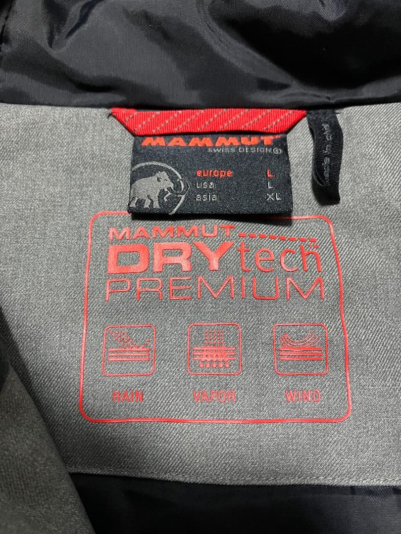 ●中古_極美品/使用4回●MAMMUT DRYtech PREMIUMジャケット