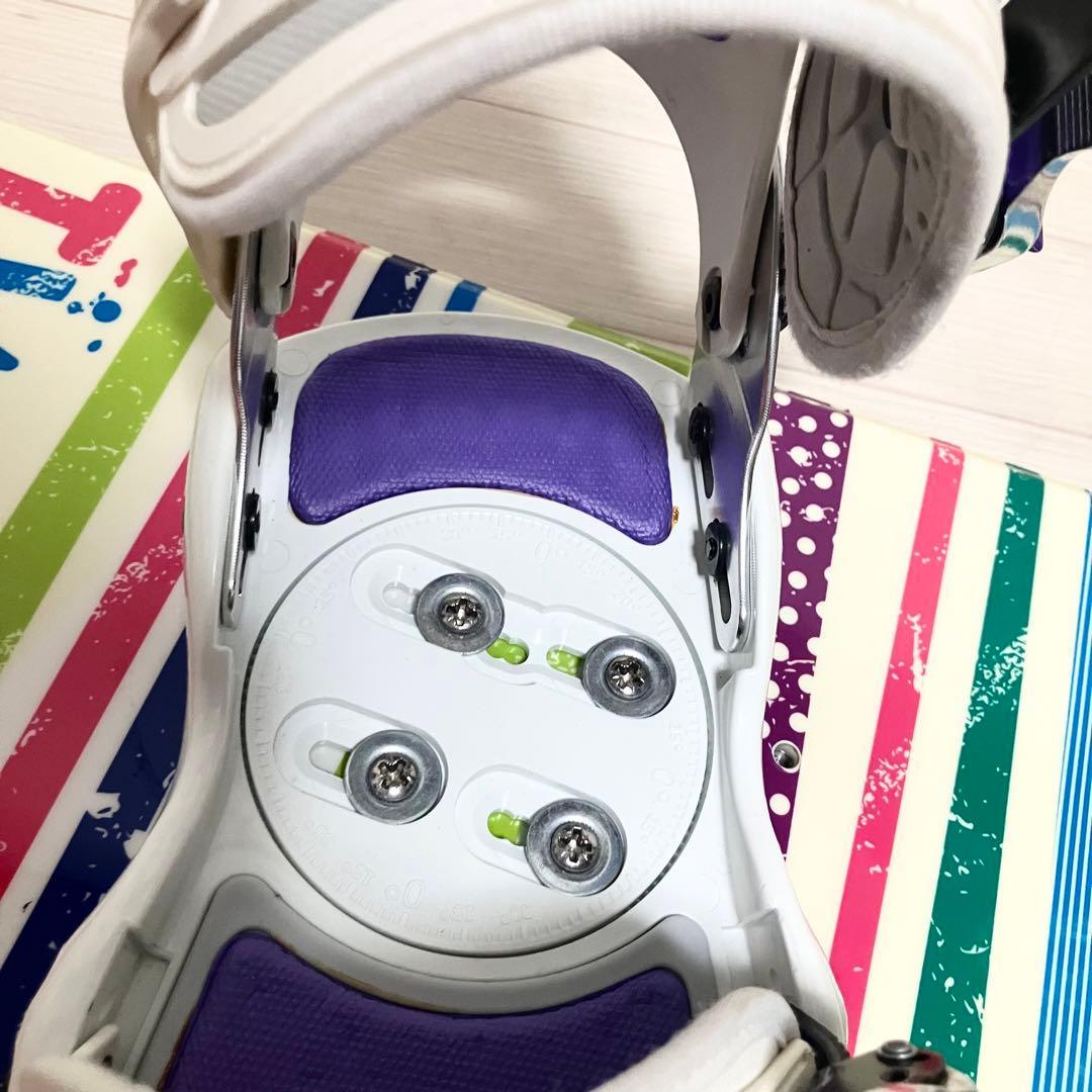 ケース付/TWO-b-ONE PAINTツゥービーワン スノーボードセット140