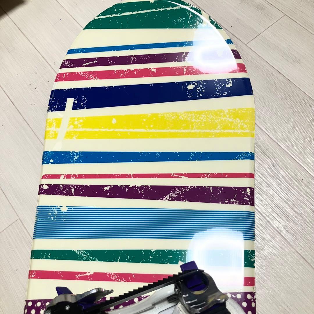 ケース付/TWO-b-ONE PAINTツゥービーワン スノーボードセット140