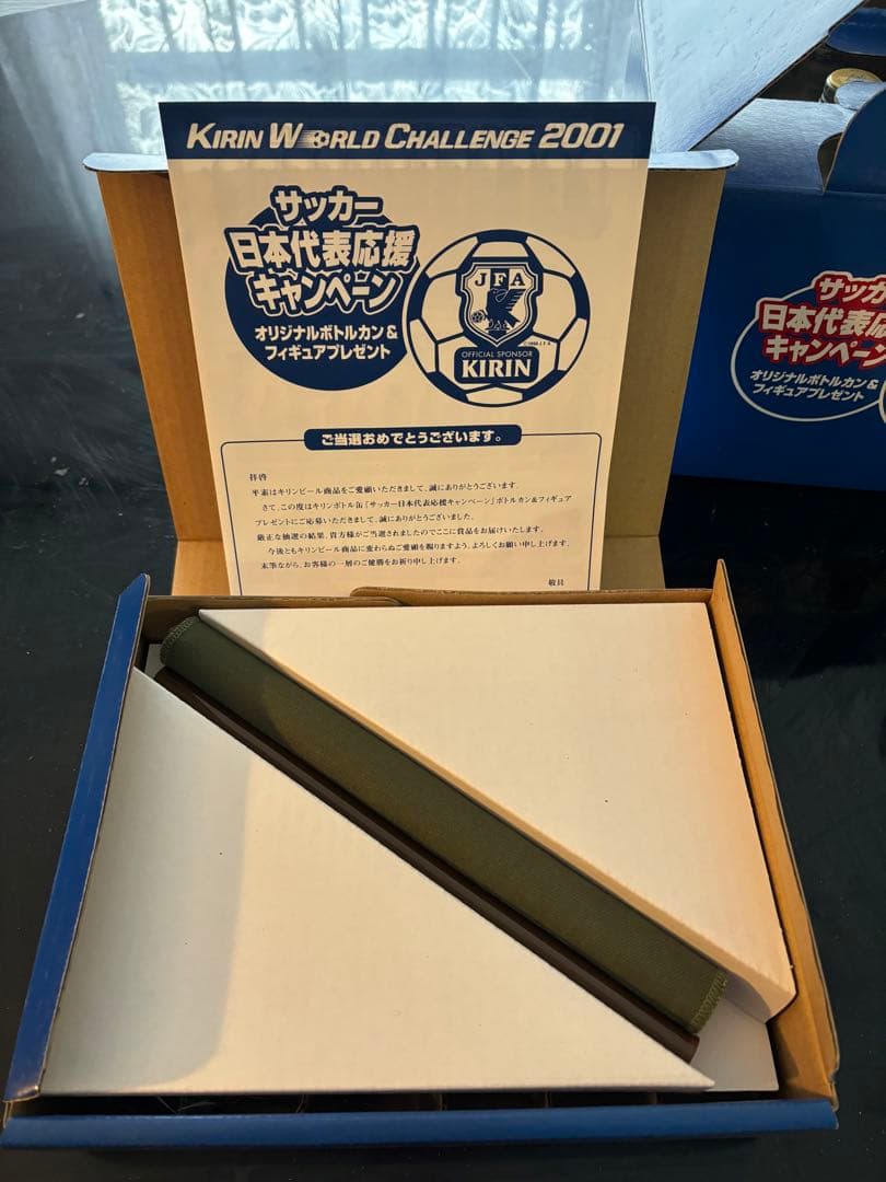 キリン サッカー2001日本代表ボトル 選手ボトルキャップ付