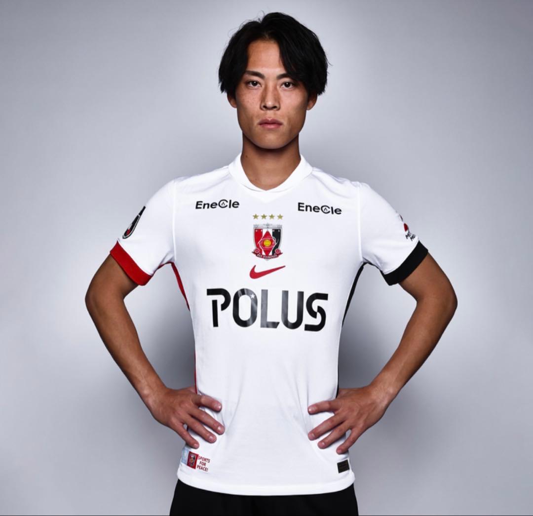 浦和レッズ　2025年レプリカユニフォーム　2nd No.25安居海渡　2XL