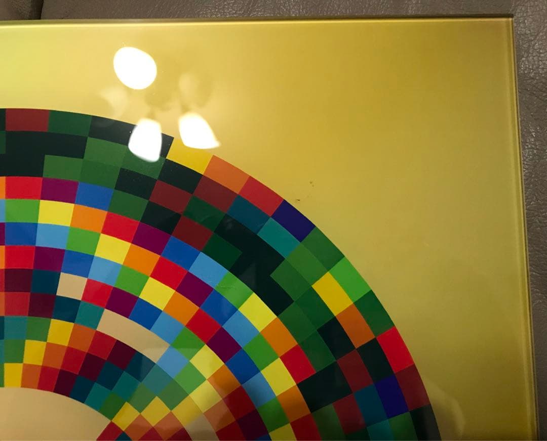 【終売・美品】クスリエ　ガラスパネル　ゴールデンドラゴン　丸山修寛先生