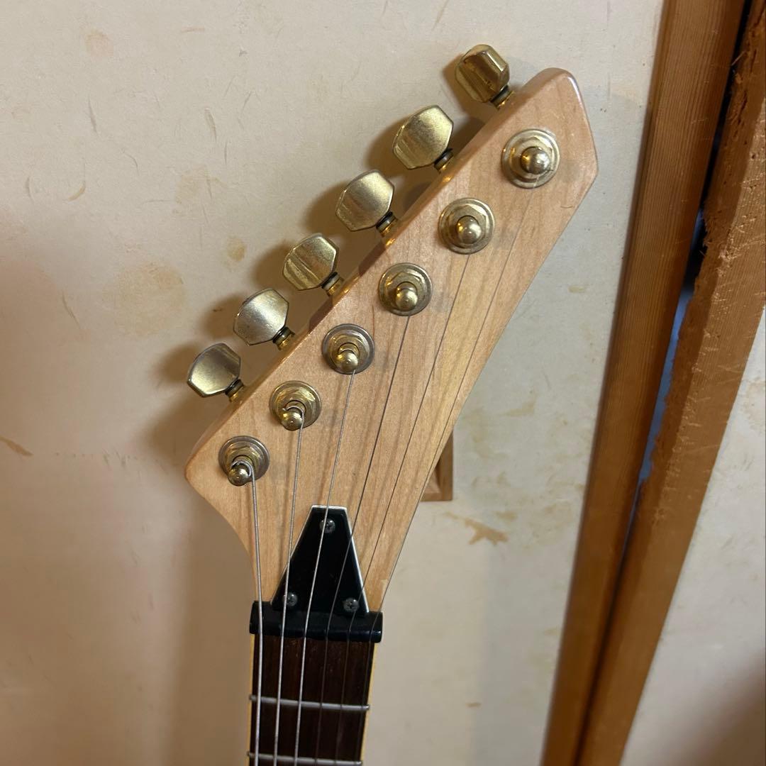 【カスタムギター】個性派エレキギター 青/紫 グラデーション H-H