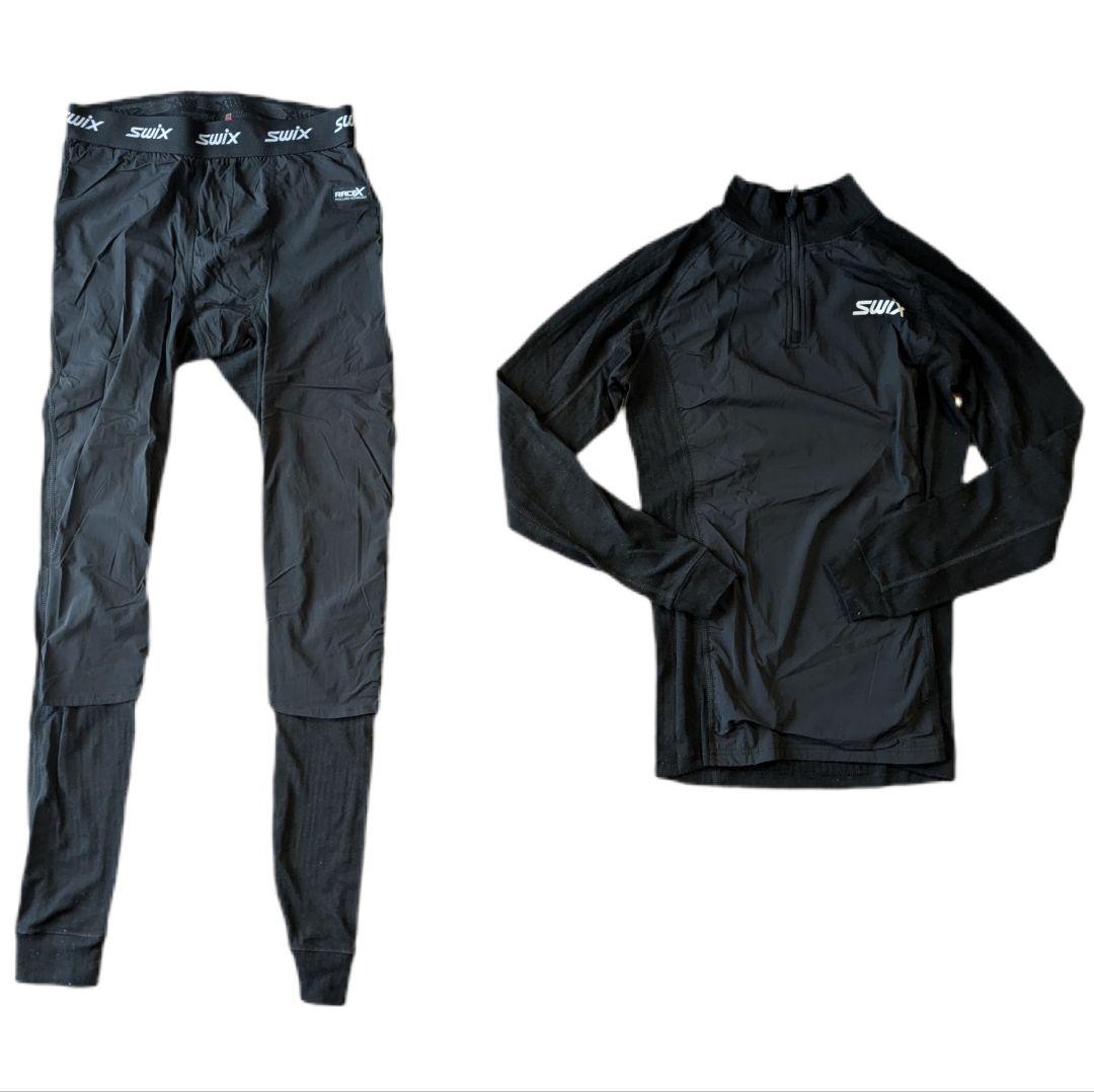 Swix ベースレイヤー ウィンドストッパー 上下セット クロスカントリースキー