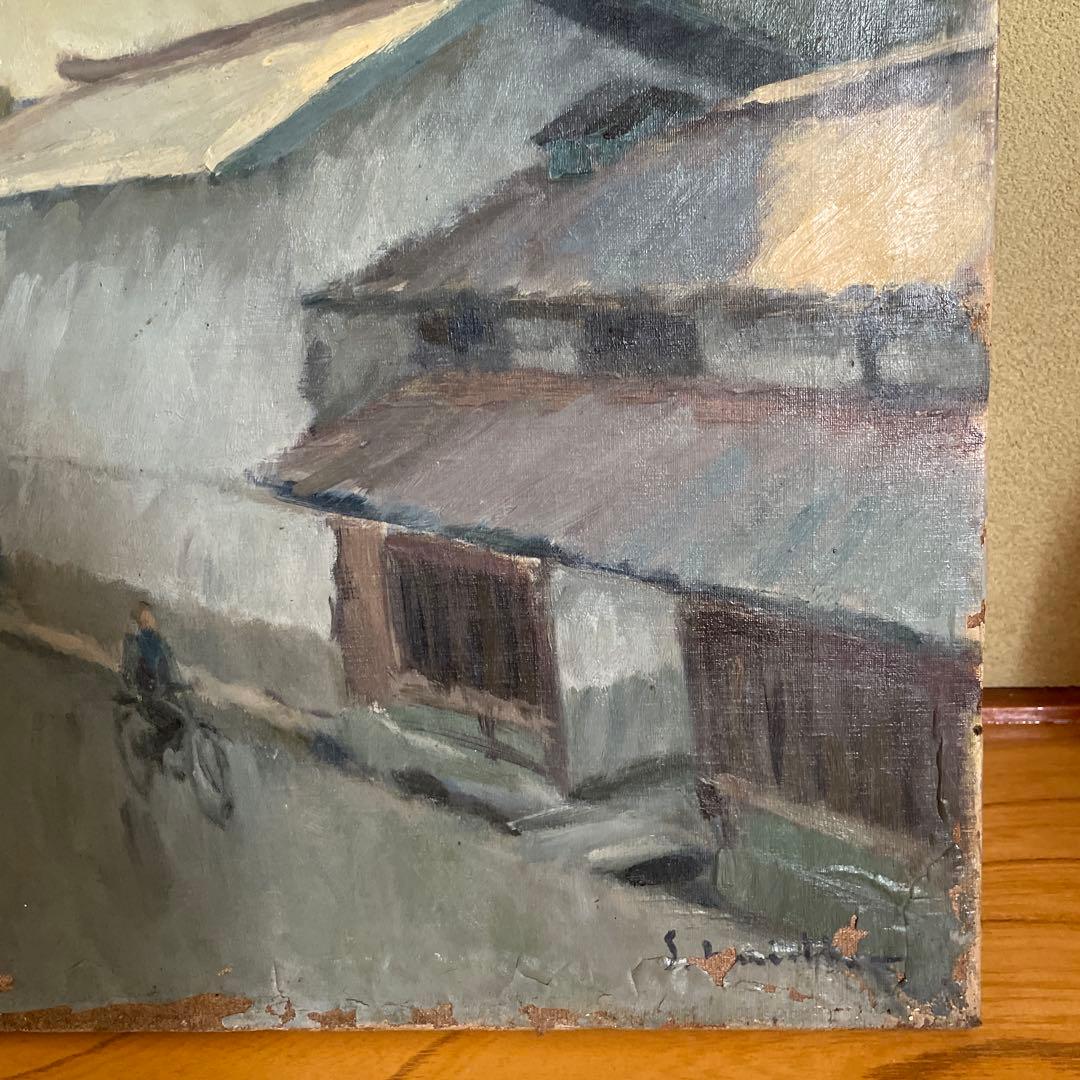 菅野矢一　画　「朝」