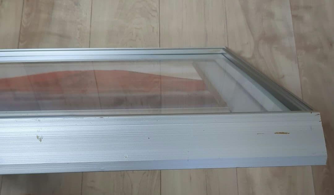 ■赤富士(額付)■　西森湧光　にしもりゆうこう　赤い富士山 日本画