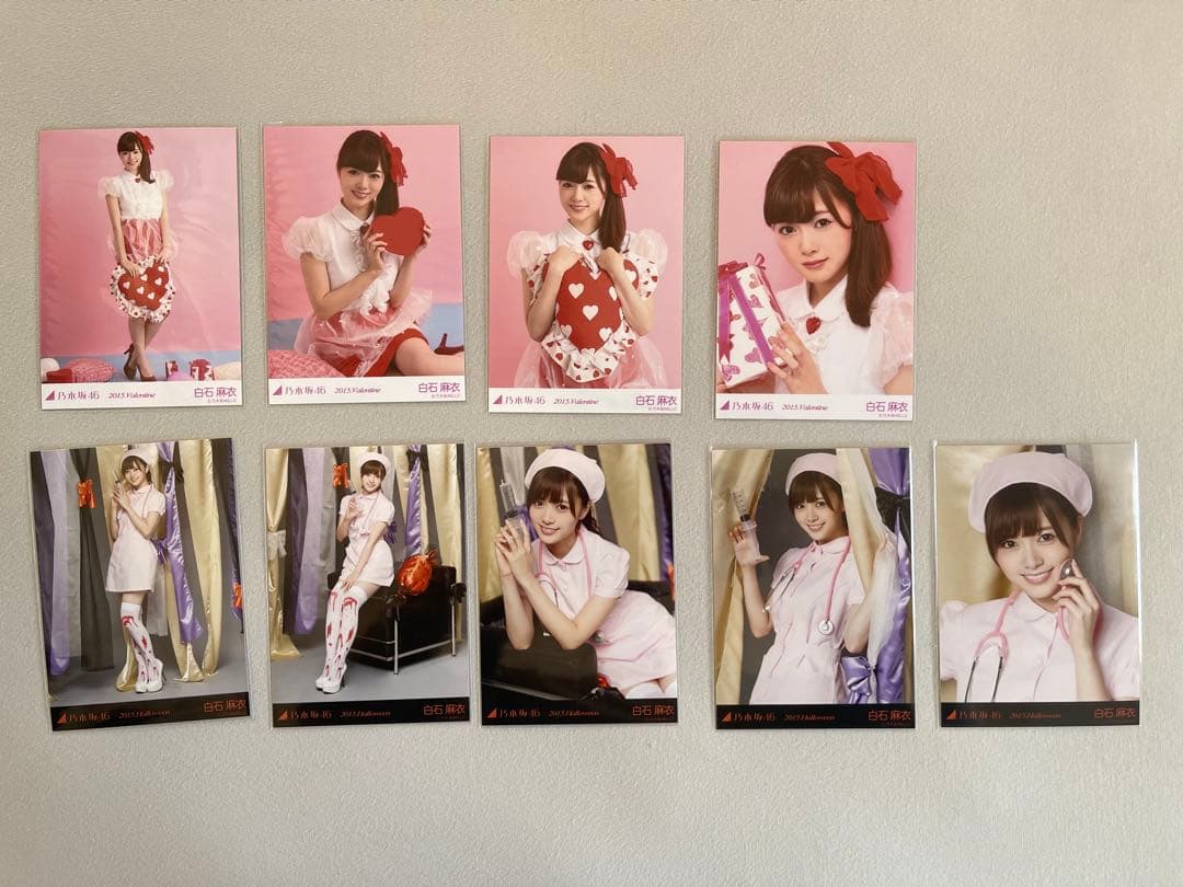 白石麻衣さん　生写真　公式　乃木坂46 9枚