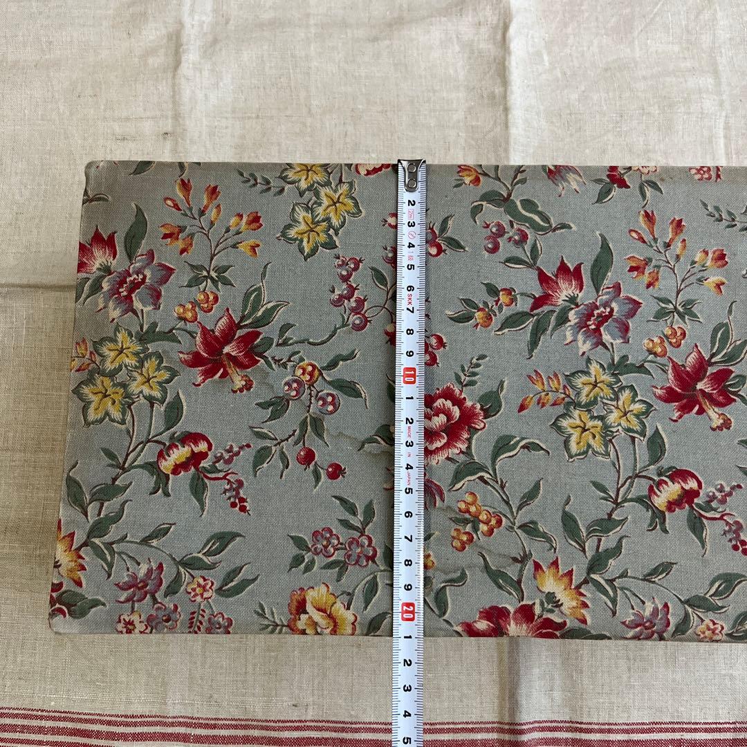 フランスアンティーク　カルトナージュ　花柄　箱