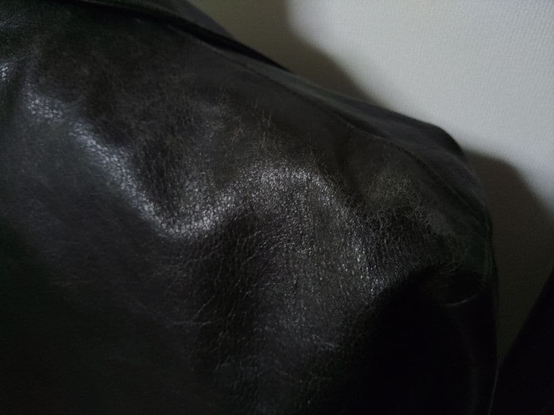 黒革ジャケット①