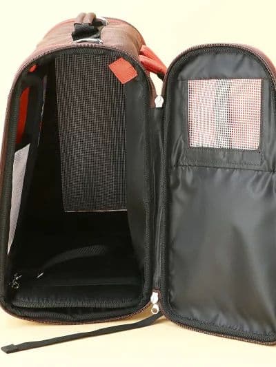 【ブルー】go slow caravan レトロ テント ペットキャリーリュック