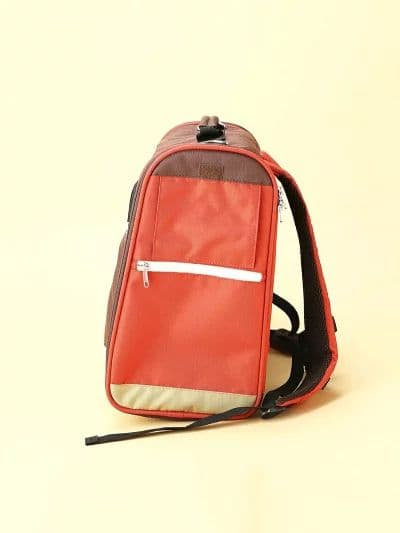 【ブルー】go slow caravan レトロ テント ペットキャリーリュック