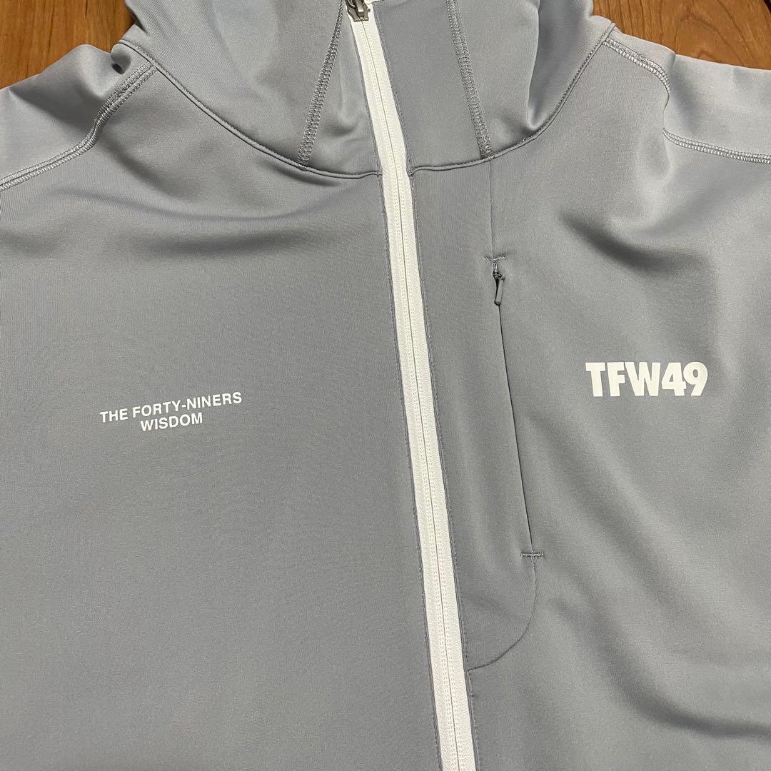 TFW49 フルジップ　パーカー　ライトグレー　XL ジャージ　ゴルフ
