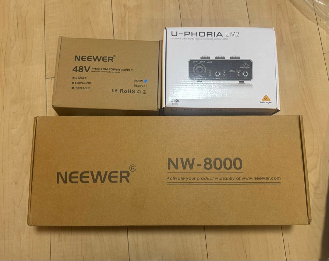 NEEWER Behringer マイク インターフェース セット オーディオ