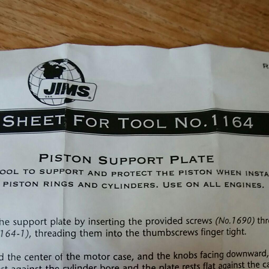 ハーレー JIMS ジムズ ピストンピンサポートプレート