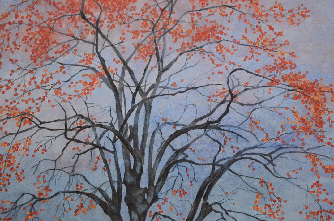 【作品名 「初冬」 日本画 額入り】東山魁夷の流派