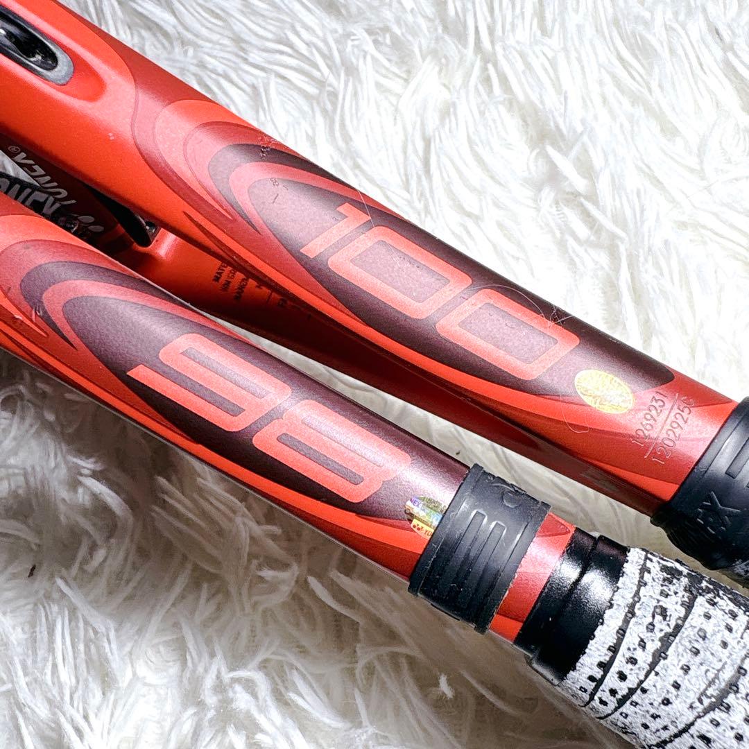 YONEX VCORE 98&100 G2 2本セット ヨネックス 日本製 赤