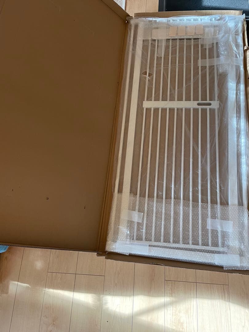 安全ゲート　猫用　ペットドア 幅76cm 高さ140cm