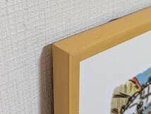 【真作】版画　リトグラフ　ヴェネツィアのゴンドラと橋　運河風景版画　Y160