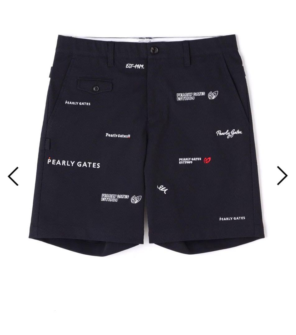 人気完売品パーリーゲイツパロディロゴ柄のカルゼジャガードショートパンツサイズ4