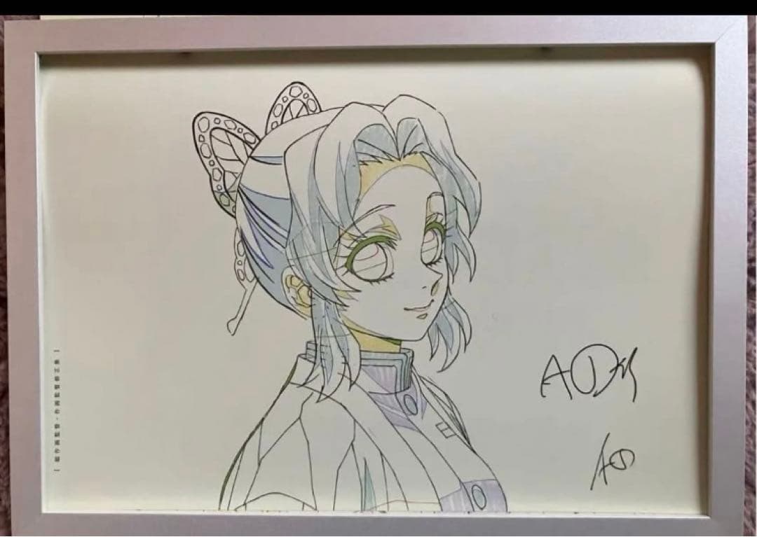 鬼滅の刃 胡蝶しのぶ 額装品 ビジュアルアートパネル ufotable