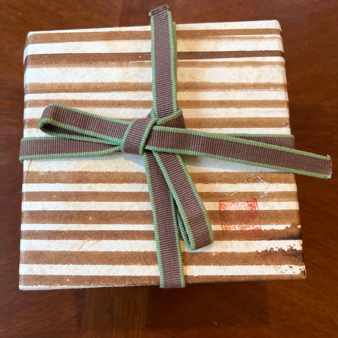 抹茶茶碗　乾山写し　秋海棠　浅野紫仙作（山崎窯）