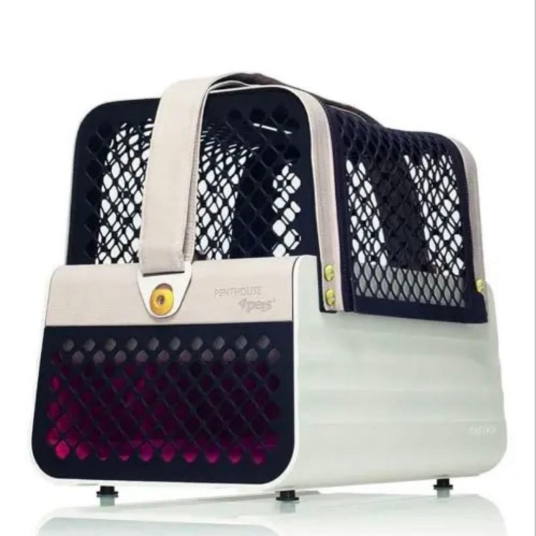 4Pets 犬用 猫用 キャリー ペントハウス ロサンゼルス ホワイト